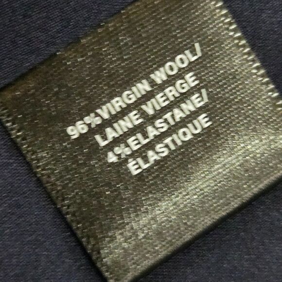 NEW Lafayette 148 Womens sz 0 Petite 0P Stretch Wool Single Button Blazer Blue - Picture 11 of 15